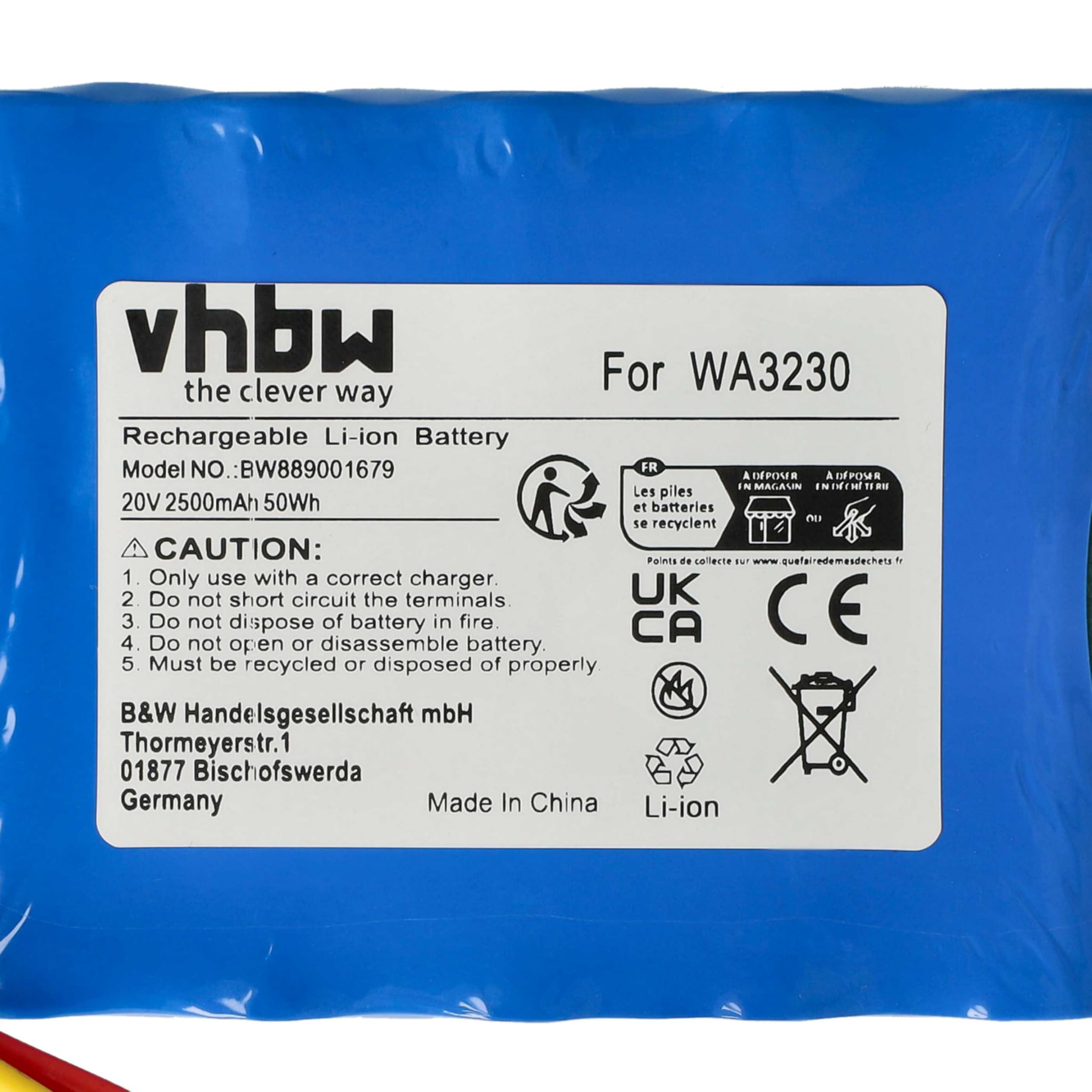 vhbw Batterie Remplacement pour Worx Landroid 50032492