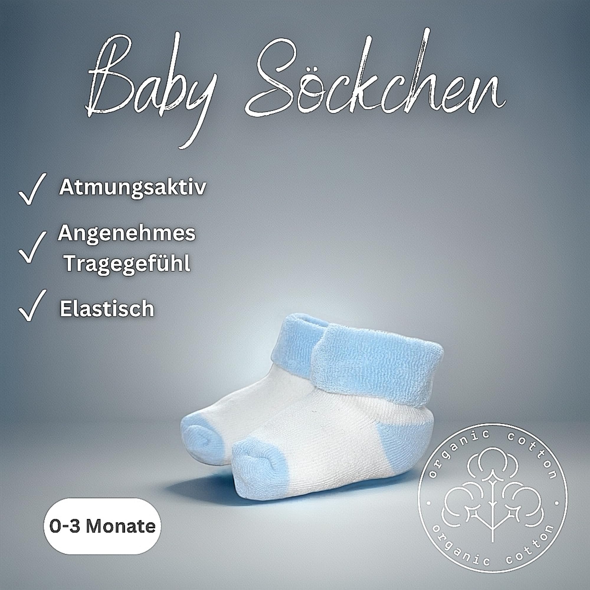 limely©, Windeltorte, Geschenk zur Geburt – Premium Geschenkset mit 16 Pampers Windeln, Bio Mullwindeln, Baby Söckchen, Grußkarte & Geschenkverpackung – Tolles Geschenk für Babyparty (Blau)