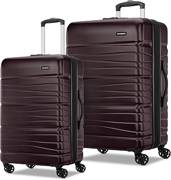 Samsonite Evolve SE Hardside Expandable Luggage with Spinners | Cordovan | 2PC SET Carry-on/Large