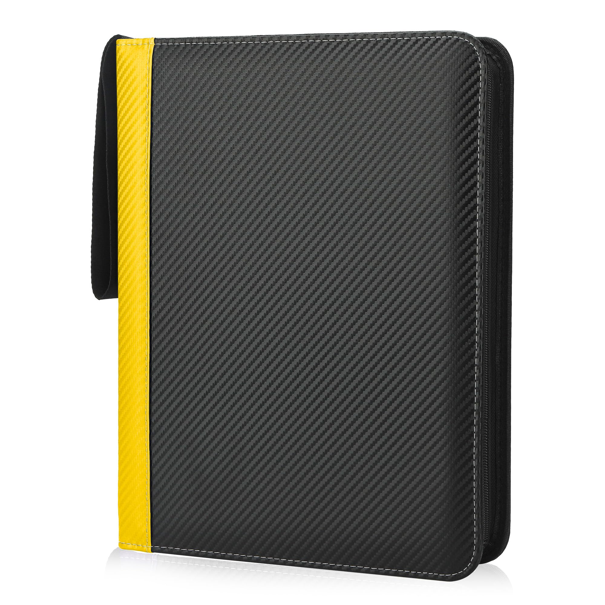 TCGUARD 9 Pockets Trading Card Binder with Sleeves Card Organizer, 900 Double Sided Pocket PU Card Collection Binder, Baseball Binder,for Sports Card,