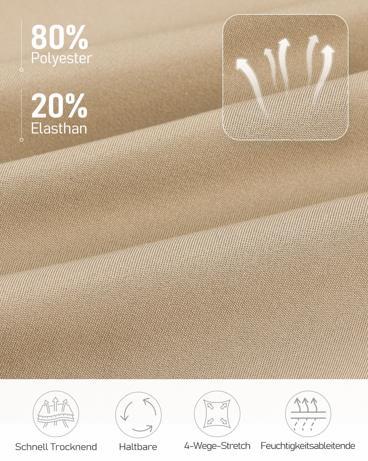 HMILES Leggings da Equitazione da Donna, in Silicone, con Inserti Completi, a Vita Alta, Elasticizzati, da Equitazione, da Donna, con Passante per, Cachi, M