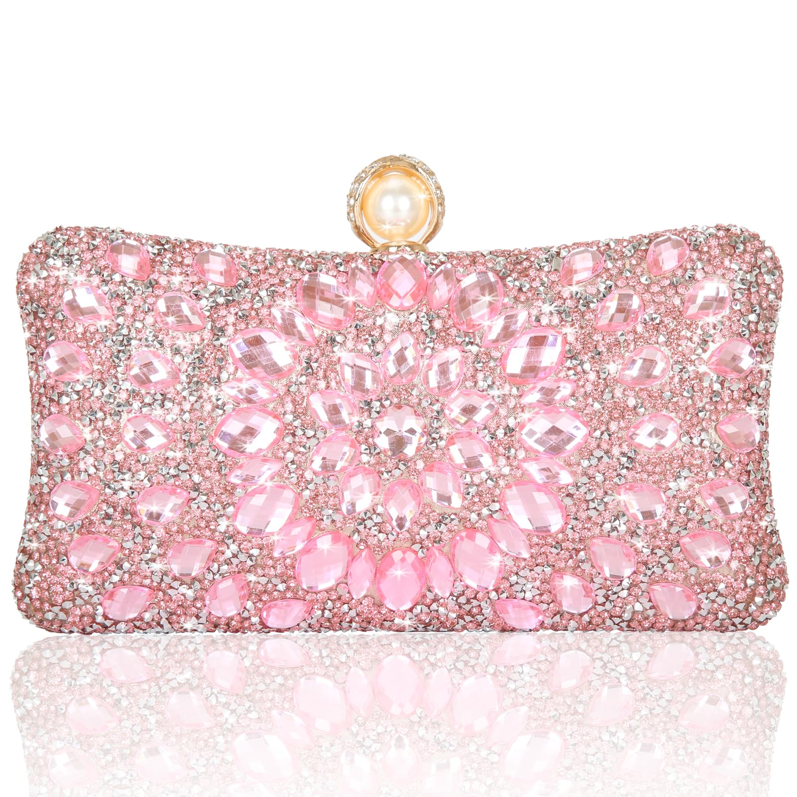 Beaguful Women's Evening Bags Sparkly Rhinestone Clutch Purses Luxury Handbags | Sparkly, Rhinestone, Luxury, Sparkly, Rhinestone, Luxury