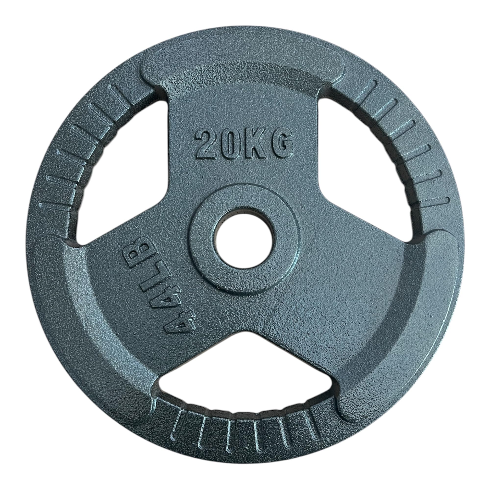 Chase Fitness 20KG Tri Grip Cast Iron 2" Olympic Weight Plate Discs 1.25-25kg (20kg x 1)