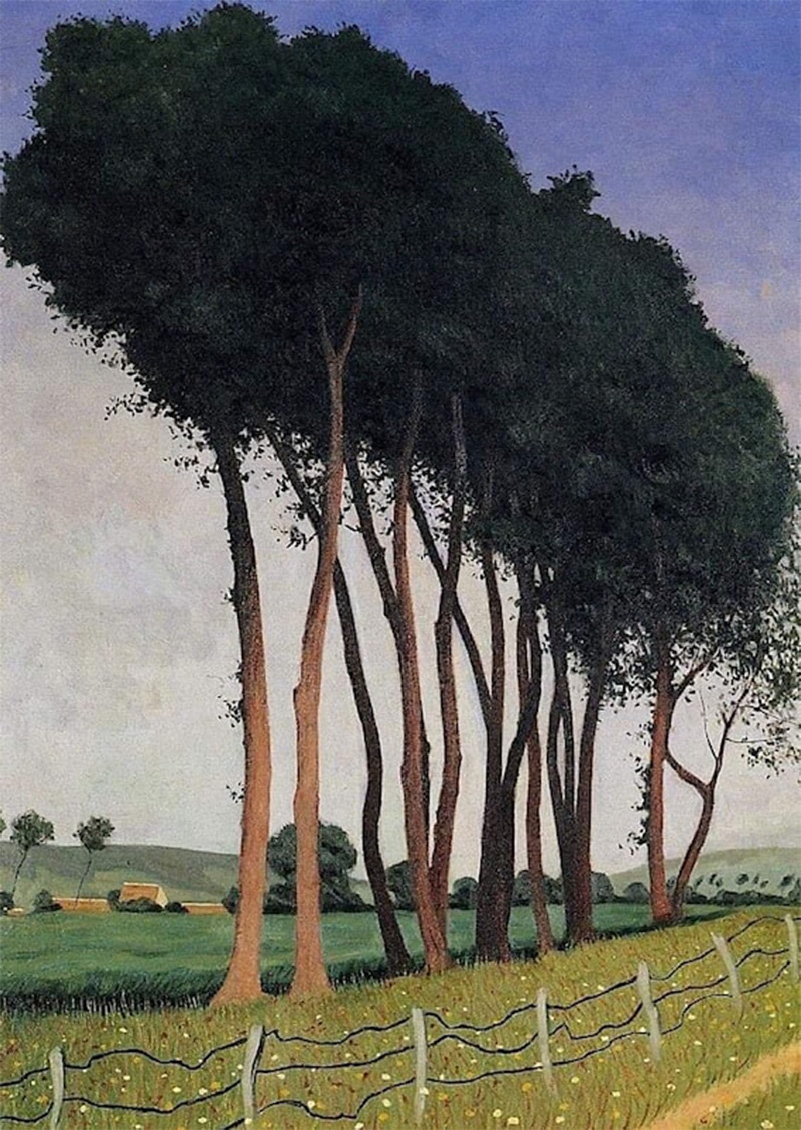 ARTXLXXBN Famous Print Painting Colorful Art Print the Family of Trees by Felix Vallotton Canvas Art Decorations for Home Decor 60x90cm