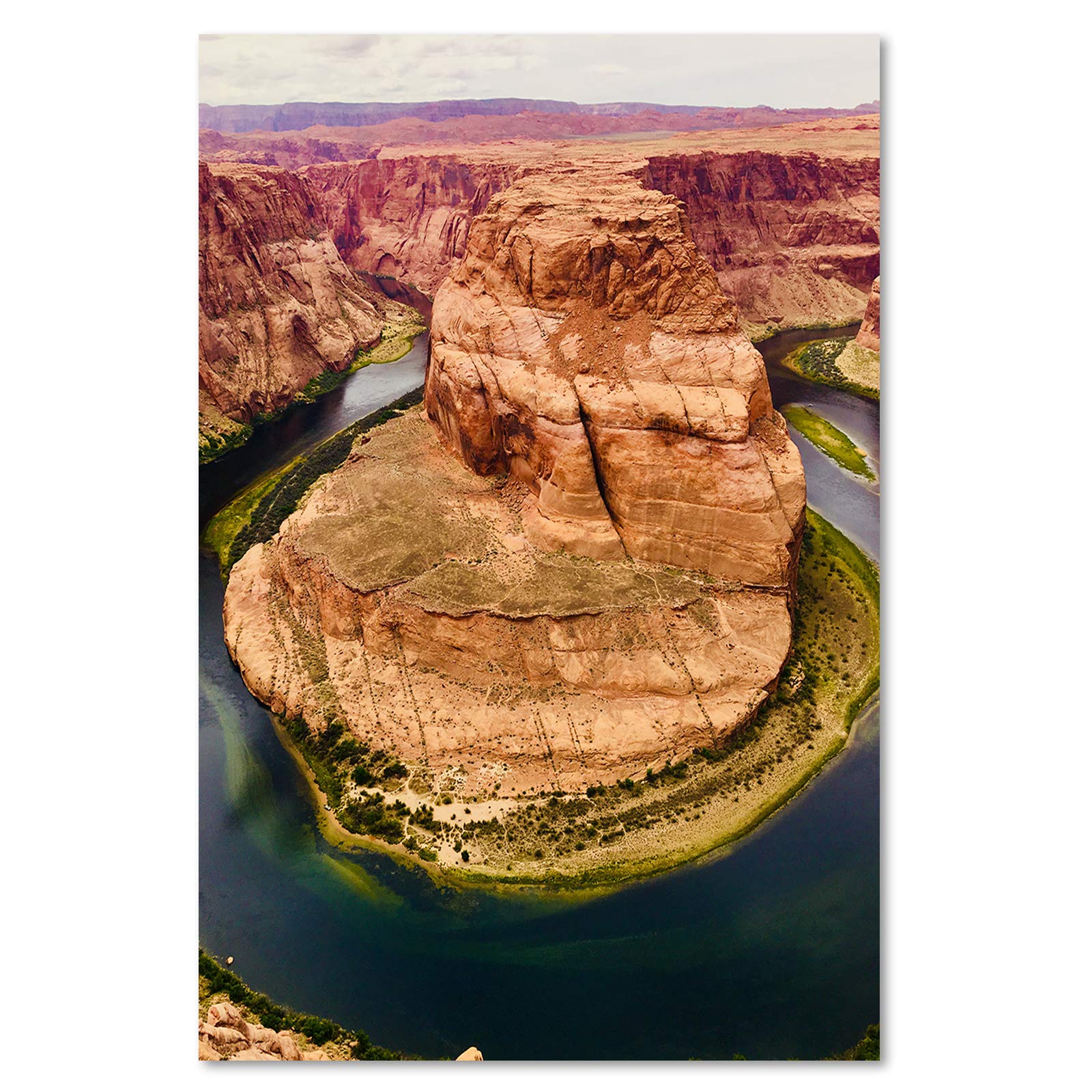Leinwandbild XXL Grand Canyon Wandbild Kunst Fluss Natur mehrfarbig 70x100 cm