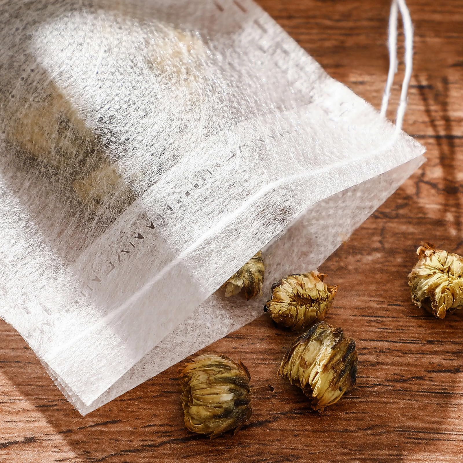 Image secondaire de Lot de 400 Sachets à Thé Jetables avec Cordon - Idéal pour Thé en Vrac