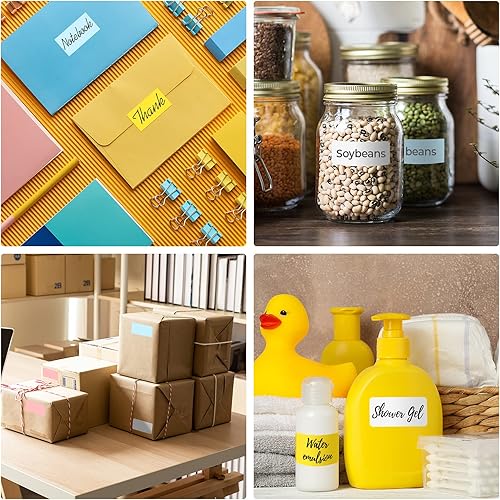 Miniatura 4 de MUNBYN Etiquetas térmicas directas azules de 2.25 x 1.25 pulgadas MUNBYN Blue Etiquetas térmicas de envío directo