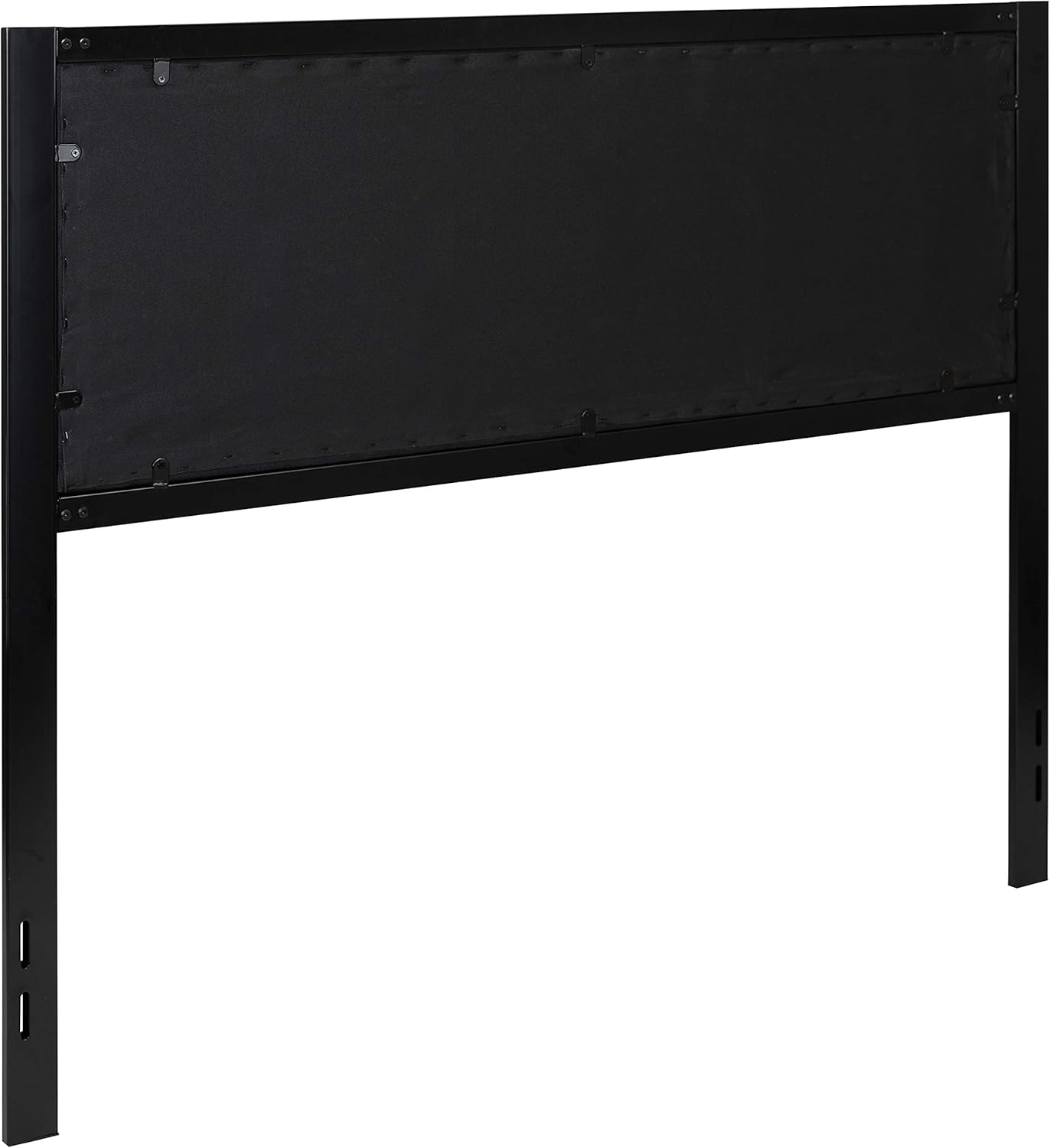 Flash Furniture Bristol Metal Tufted Upholstered Queen Size Headboard in Black Fabric