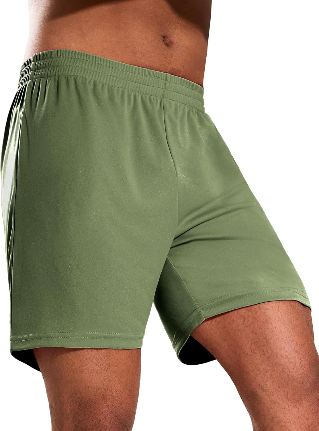 MIER Men's Quick-Dry Athletic/Soccer/Basketball Shorts Without