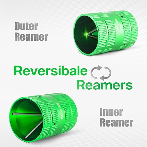 Miniatura 5 de Herramienta de escariador de tubos, Herramienta de desbarbado de tubo de PVC de cobre Herramientas de relleno Limpiador de tuberías 14 a 1-58