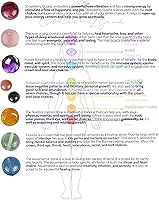 Vista 101 de Precious Gemstone Natural Crystal Healing Bracelet, Rutilated Quartz, Moonstone, Quartz Handmade Original Design Bracelet