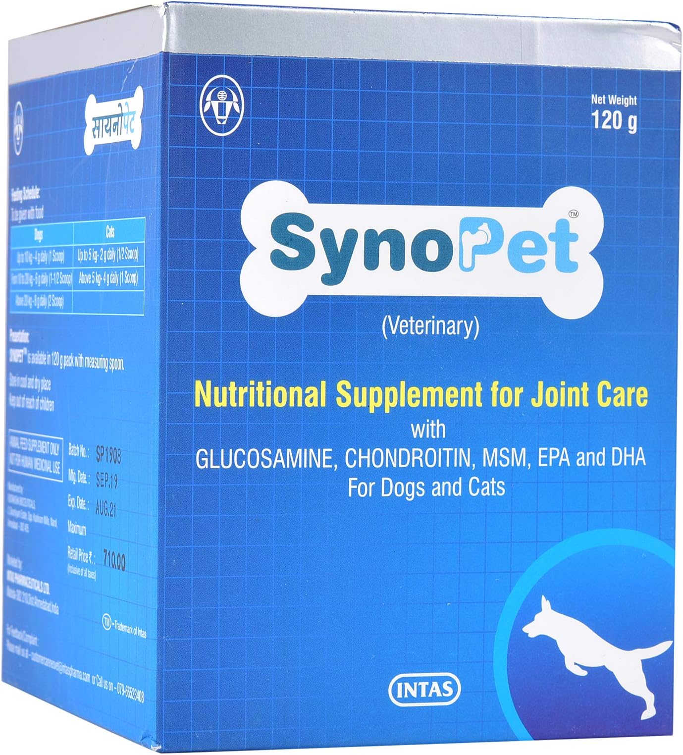 Intas Synopet Nutitonal Supplement For Joint Care, 120g