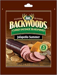 LEM Backwoods Cured Sausage Seasoning with Cure Packet, Jalapeno Summer Sausage