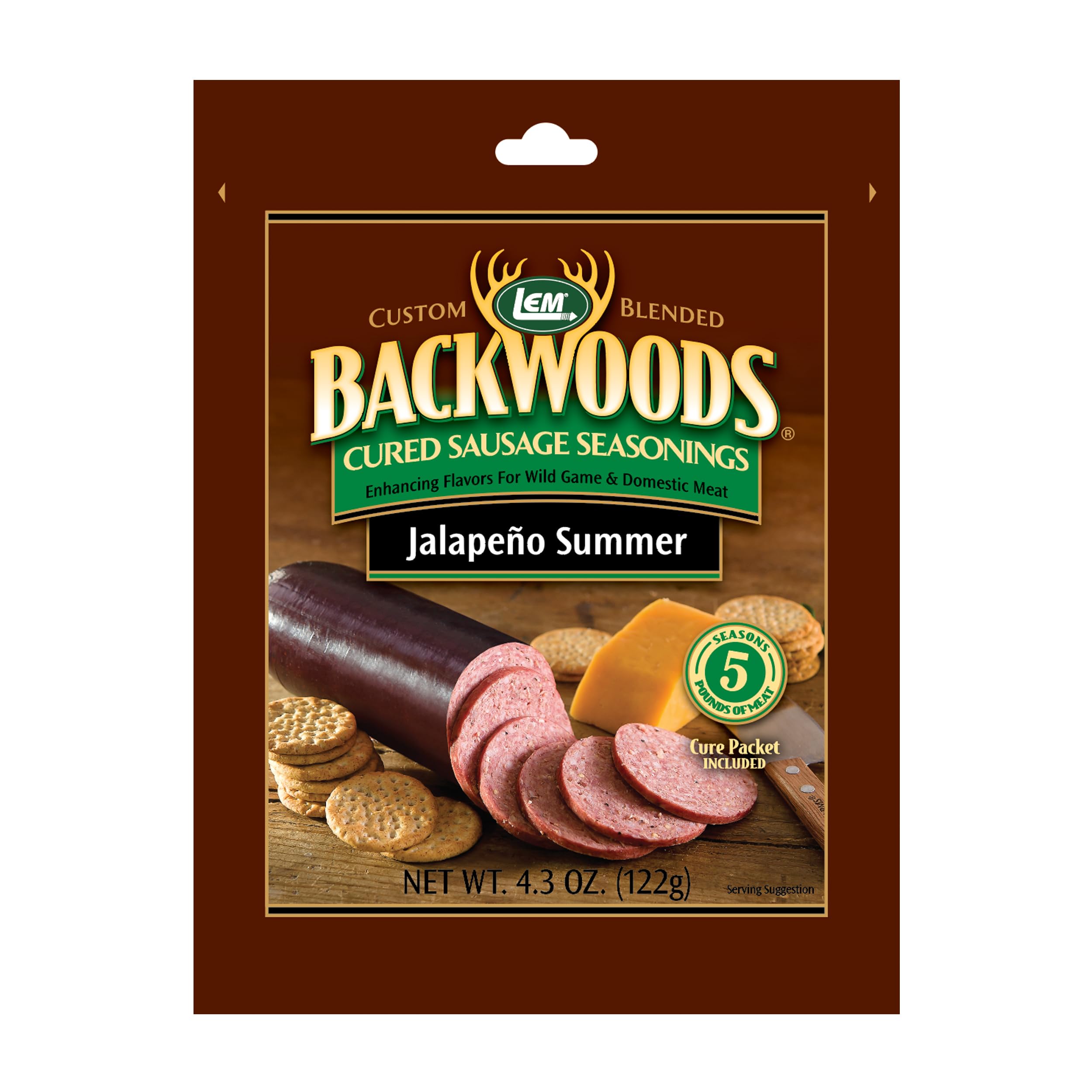 LEM Backwoods Cured Sausage Seasoning with Cure Packet