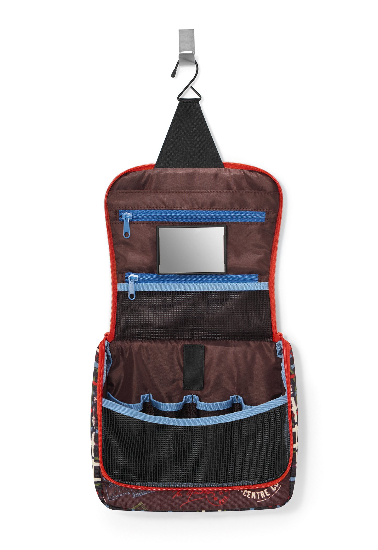 Beauty Case Reisenthel Autunno/Inverno - 23 Cm, Con Tasche Multiple E Gancio Di Sospensione - Foto 6