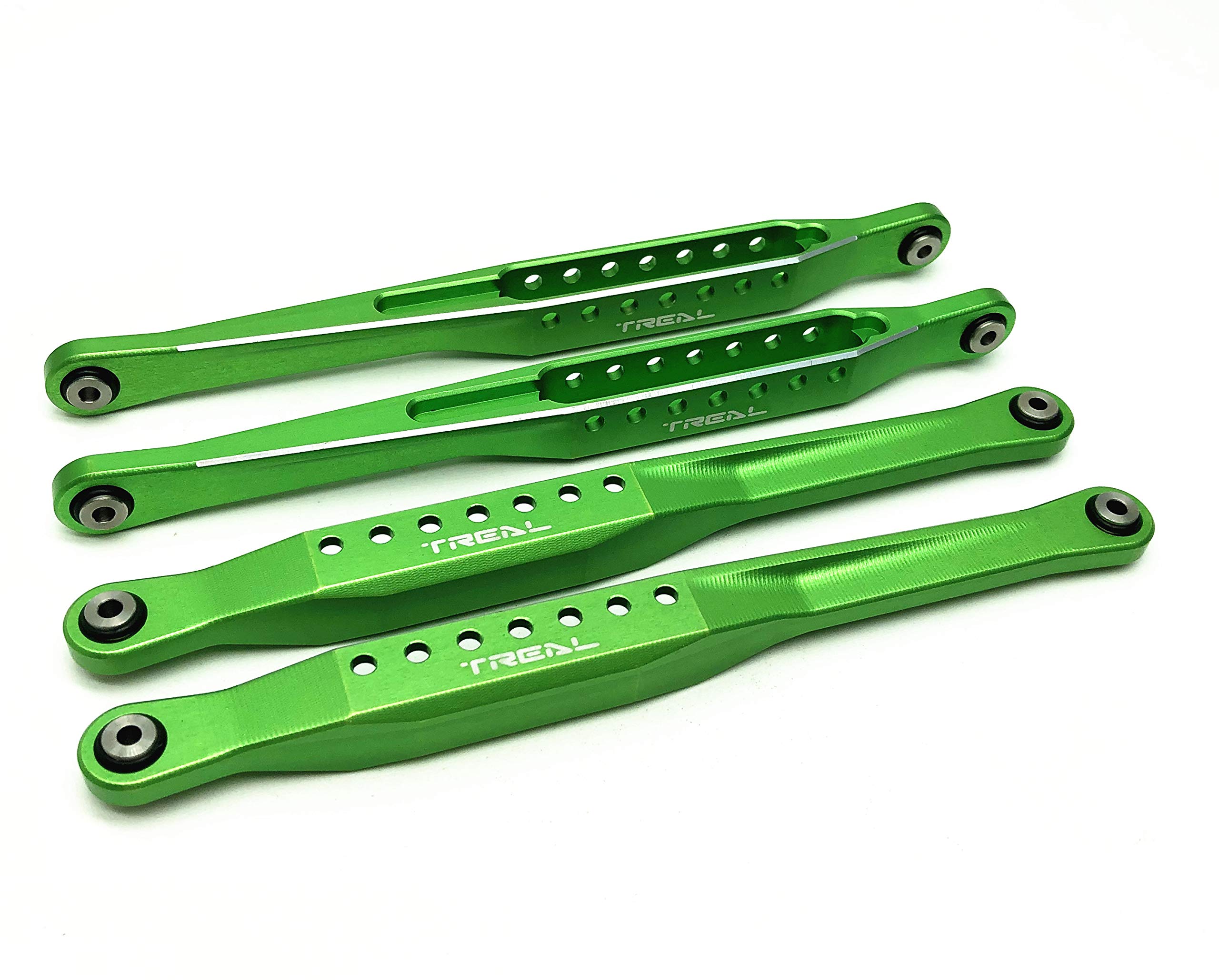 Treal Lower 4 Trailing Arms Links Set for Losi LMT (Green)