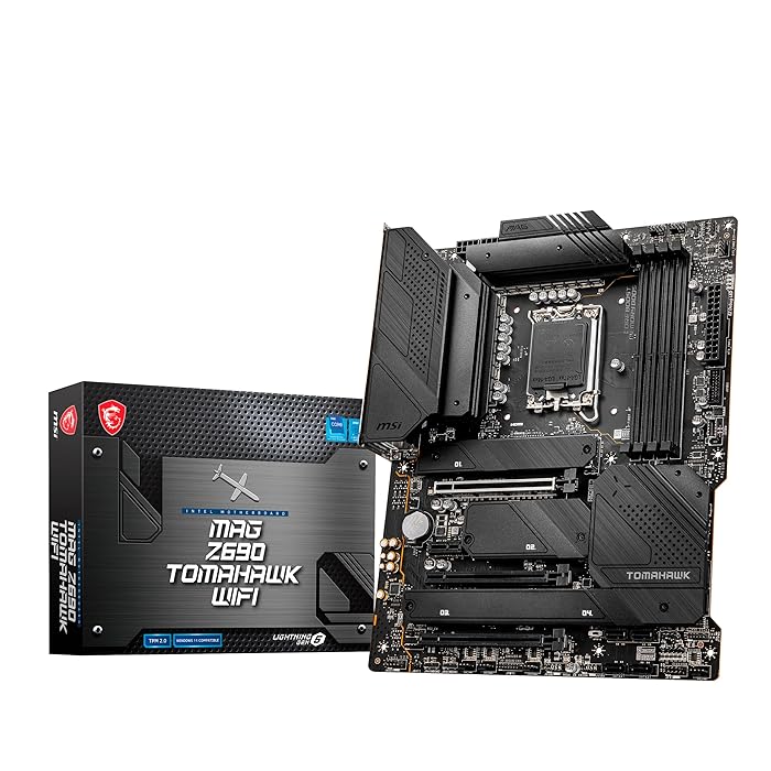 Buy MSI MAG Z690 TOMAHAWK WIFI Motherboard ATX Supports Intel 12th Gen Core Processors, LGA