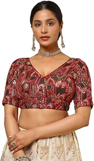 Soch Womens Georgette Short Sleeve Embroidered Padded Blouse with Sequins Price In India
