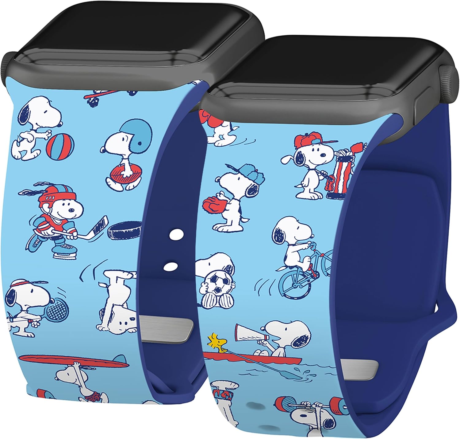 Peanuts Snoopy in Sports HD Watch Band Compatible with Apple Watch