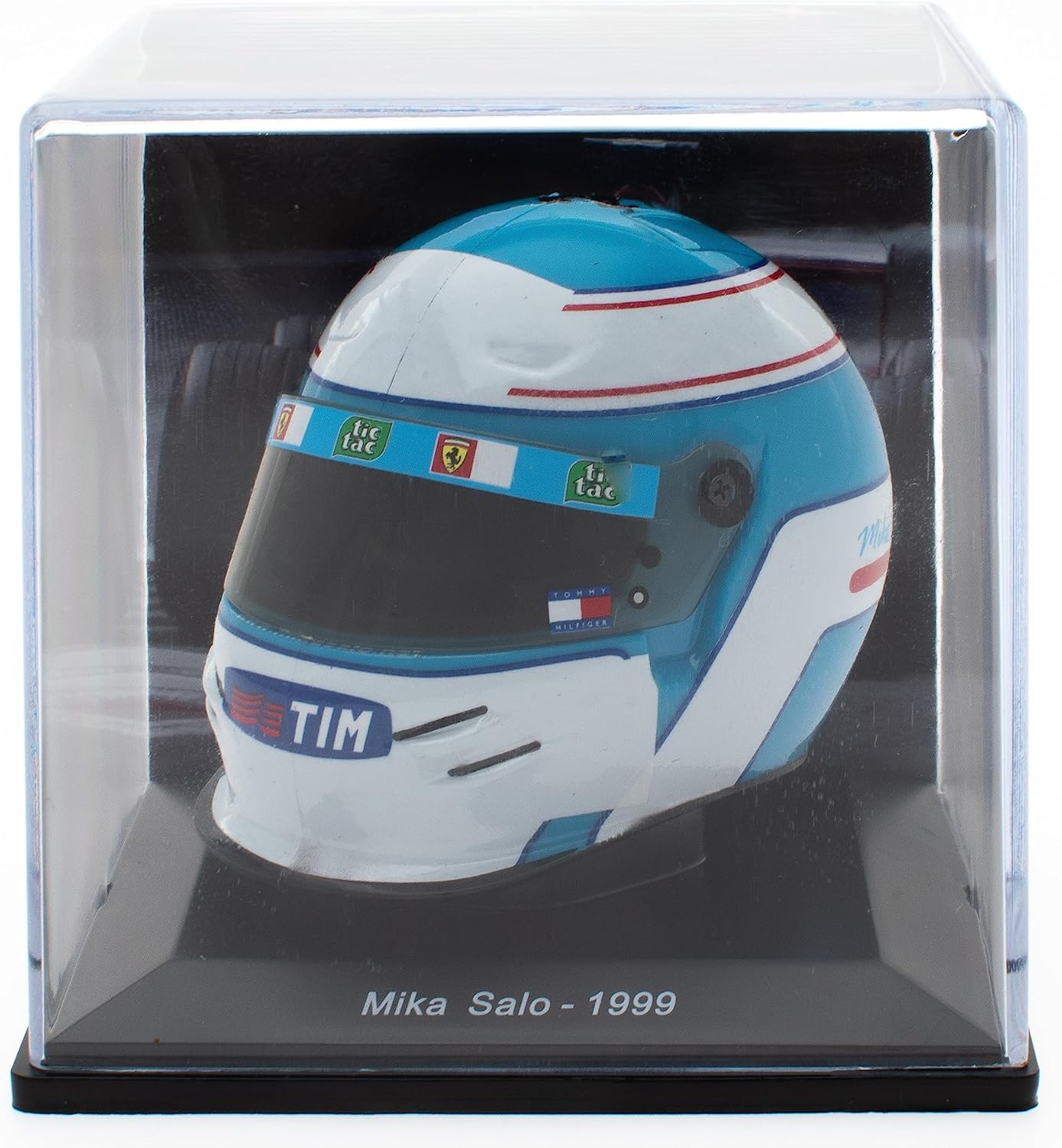 OPO 10 - Formula 1 Helmet Compatible with Ferrari F1: Mika Salo 1999-1/5 Scale - CAS25