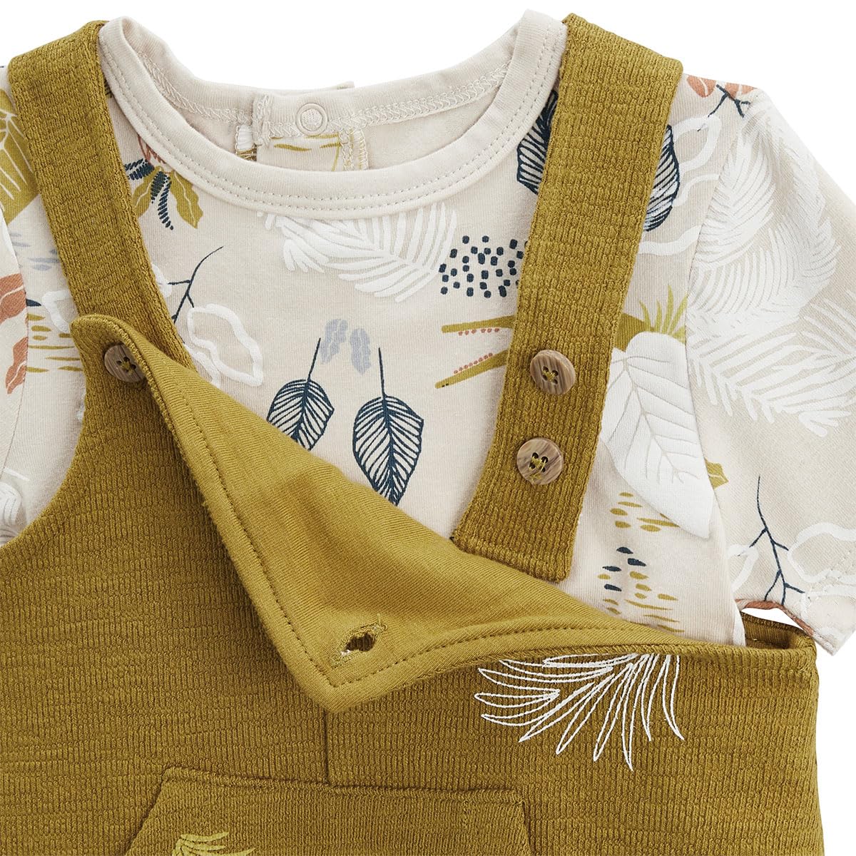 Petit Béguin - Ensemble salopette bébé et t-shirt Costa