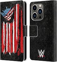 Vista 115 de Head Case Designs Officially Licensed WWE American Nightmare Flag Cody Rhodes Leather Wallet Case Compatible with Apple iPhone 7 Plus/iPhone 8 Plus