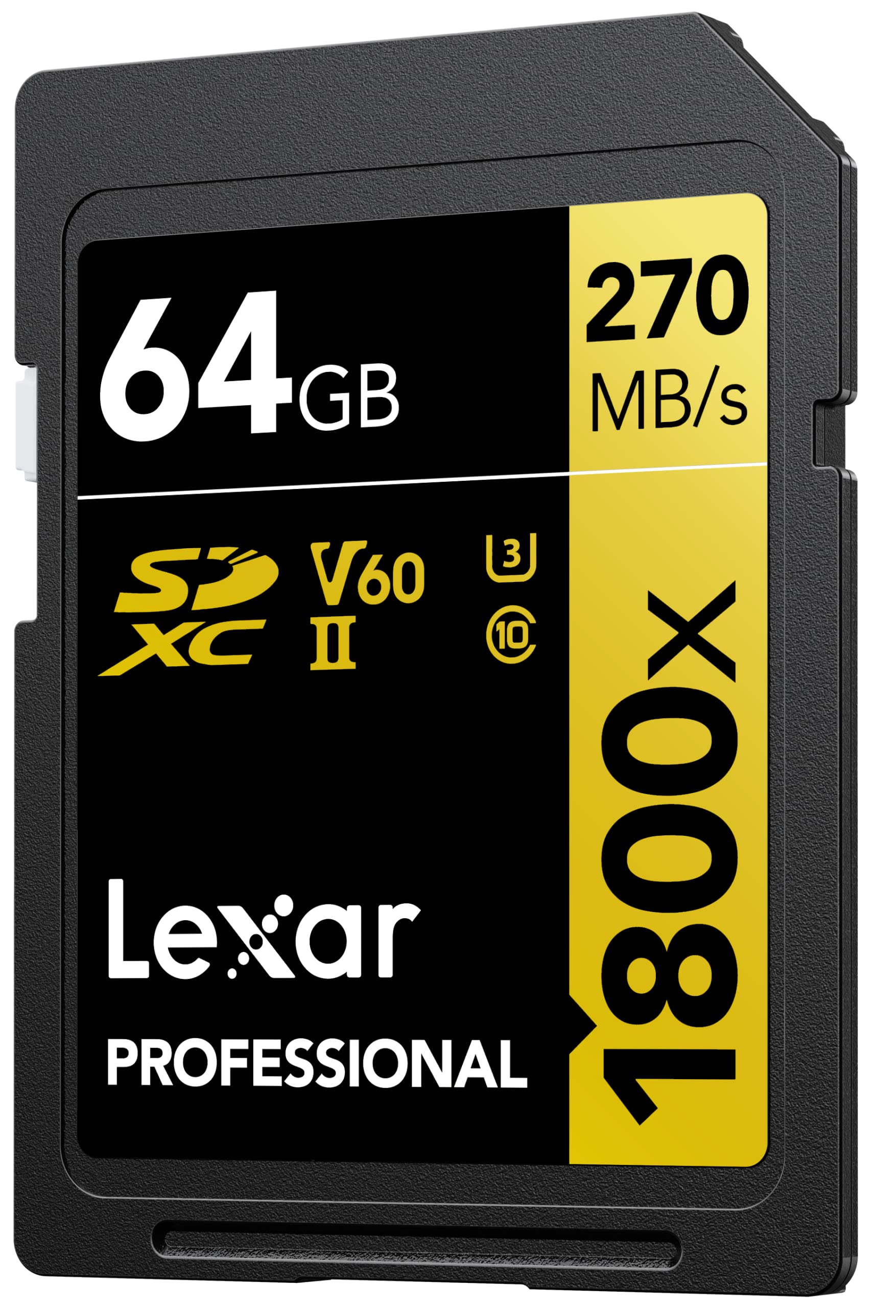 Amazon | Lexar SDカード Professional 1800x SDXCカード 最大読込