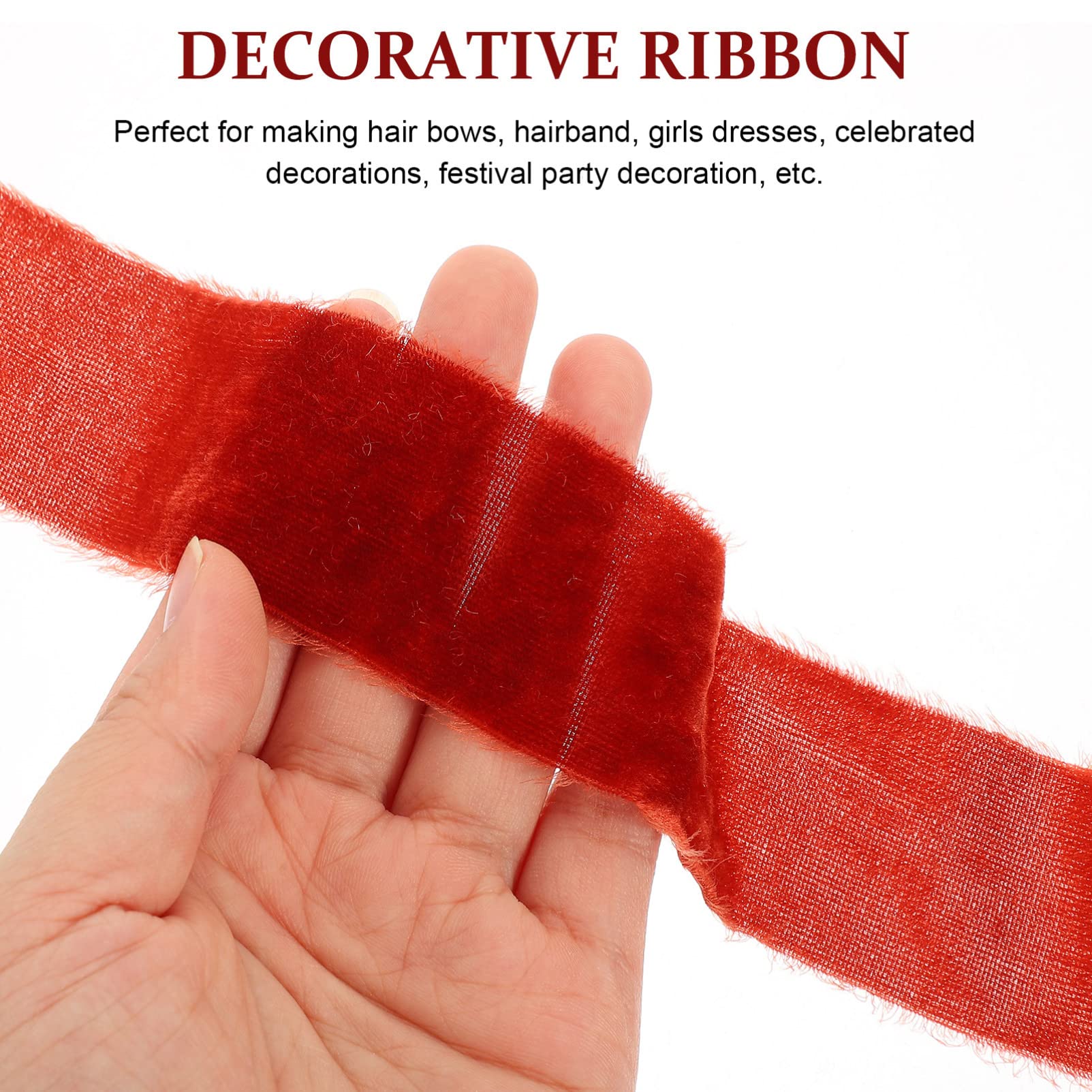 SHINEOFI 6rollos Cinta Para Decoración De Bodas y Manualidades Para Empaques De Flores y Celebraciones Reutilizable y Fácil De Cortar