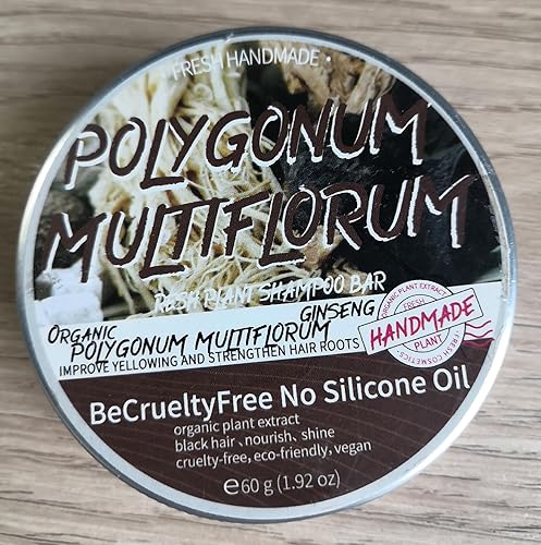 Miniatura 8 de Barra de champú para oscurecer el cabello, Shouwu para cabello gris All nature Ennegrecimiento orgánico (polygonum Multiflorum para cabello gris)