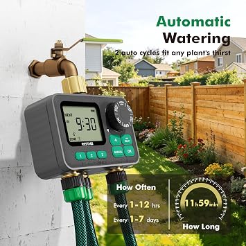 RESTMO Water Timer Irrigation Timers for Watering