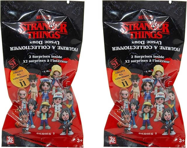 Toptoys2u Bargain Bundles Stranger Things Series 1 Blind Bag 2.5" 6cm Mini Figures - Pack of 2 Blinds
