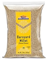 Vista 1 de Rani Barnyard Millet (Echinochloa Esculenta Frumantacea) Semillas enteras de grano antiguo 28 onzas (1.75 libras) 28.22 oz Todo natural Apto