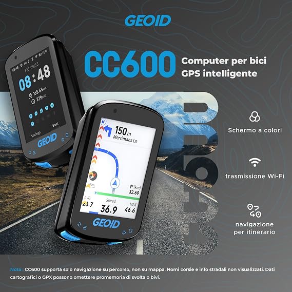 Bundle: GEOID Bike Computer GPS Wireless and Cadence/Speed Sensor