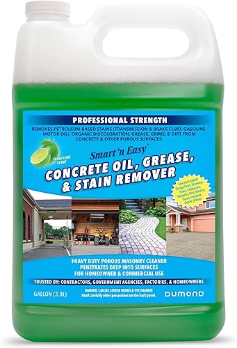 Dumond Smart 'n Easy - Removedor de aceite, grasa y manchas de hormigón, limpia la suciedad, la suciedad y la suciedad a base de petróleo de
