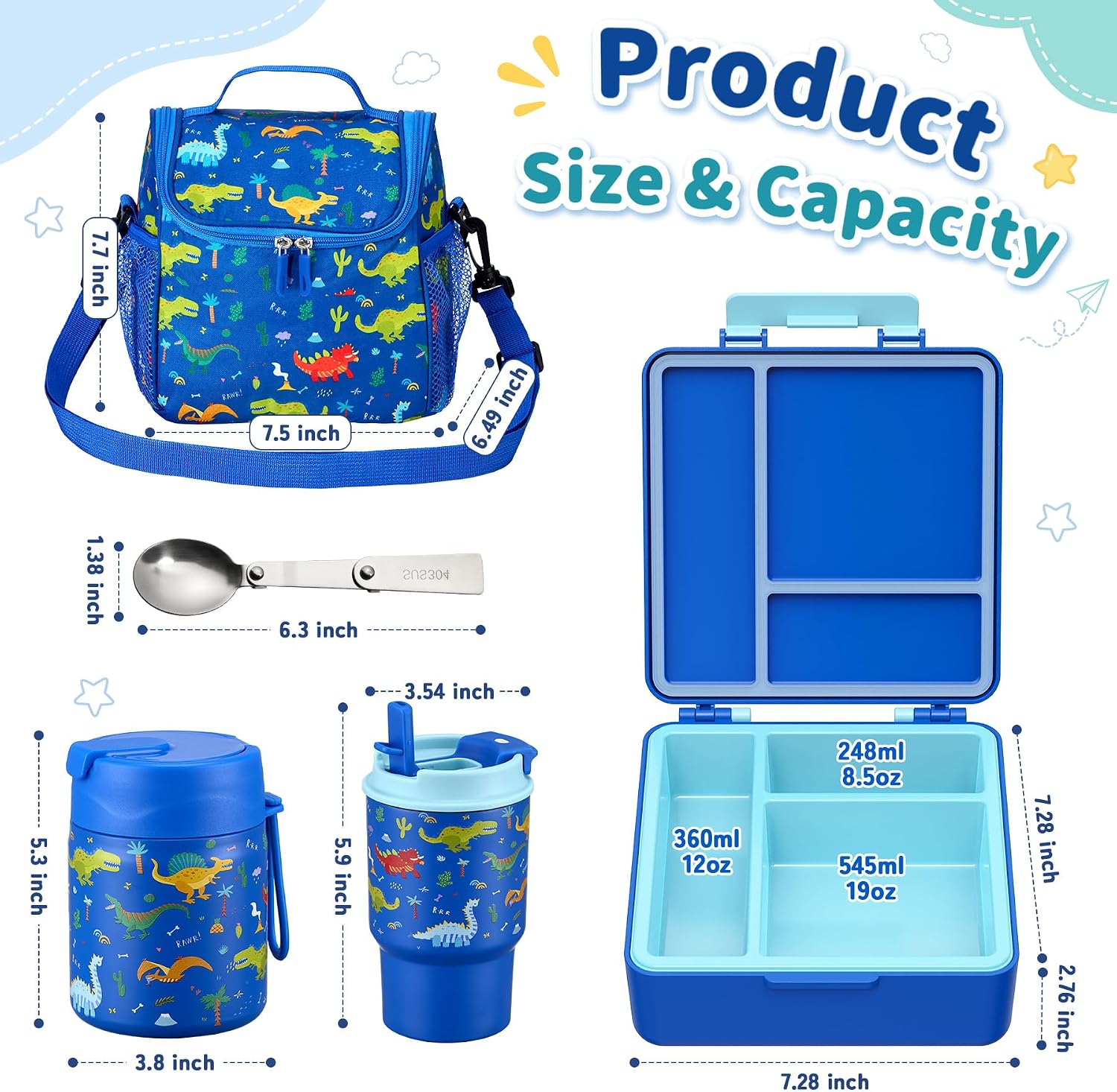 Bento Lunch Box Kids 17oz Soup