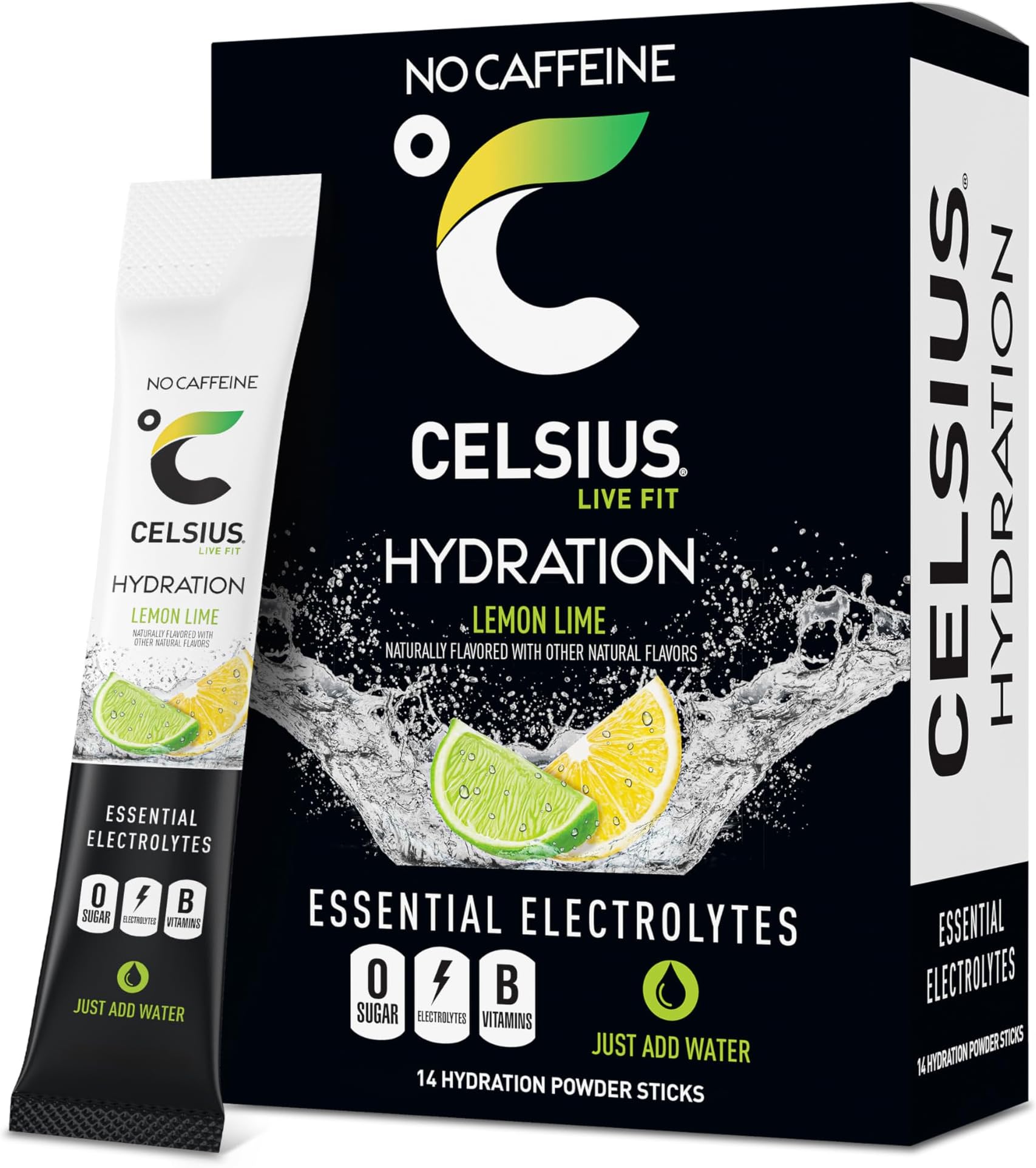 Hydration™ Lemon Lime, Sugar Free Electrolyte Hydration Drink Mix (Pack of 14)