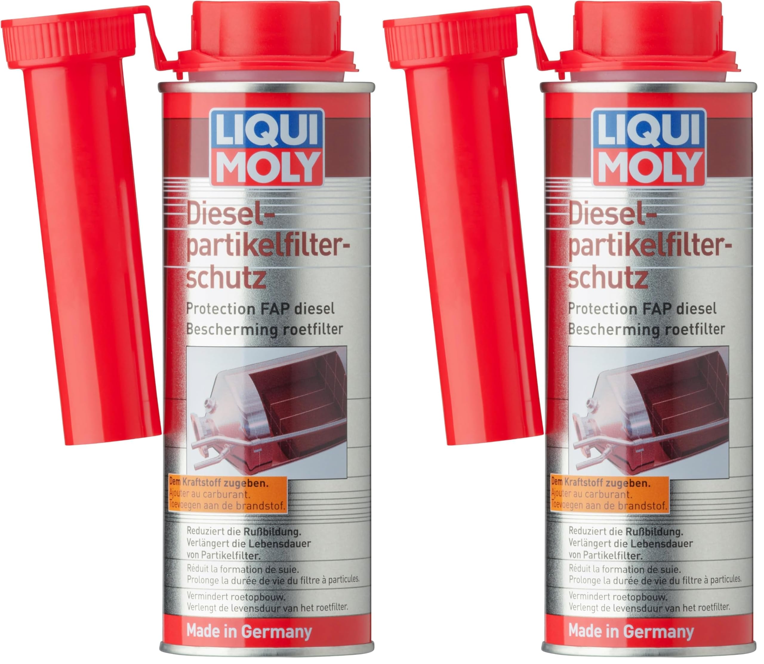 LIQUI MOLY Dieselpartikelfilterschutz | 250 ml | Dieseladditiv | Art.-Nr.: 5148 (Packung mit 2)