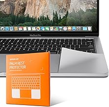 Premium Palm Rest Protector Skin Cover Set Compatible with 2020+ MacBook Pro 13", Silver