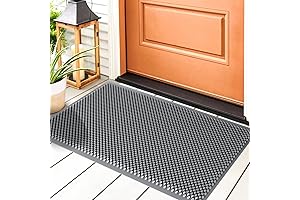 Fowooyeen Door Mat for Sand - 30'' x 17'' Outdoor Washable Silicone...