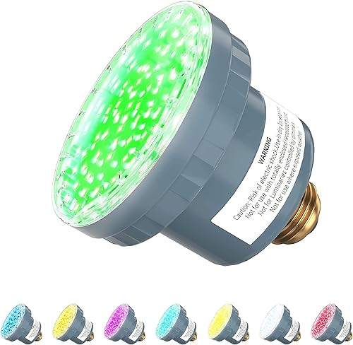 Miniatura 3 de LAMPAOUS Bombilla LED para piscina de 35 W RGB que cambian de color, compatible con Pentair, luces de piscina Hayward, iluminación submarina de 120
