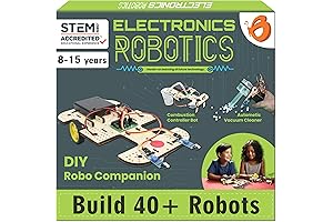 ButterflyEdufields 40in1 STEM Robotics Kits for Kids 8-12 Years, Best Kids Robot Toys for Boys