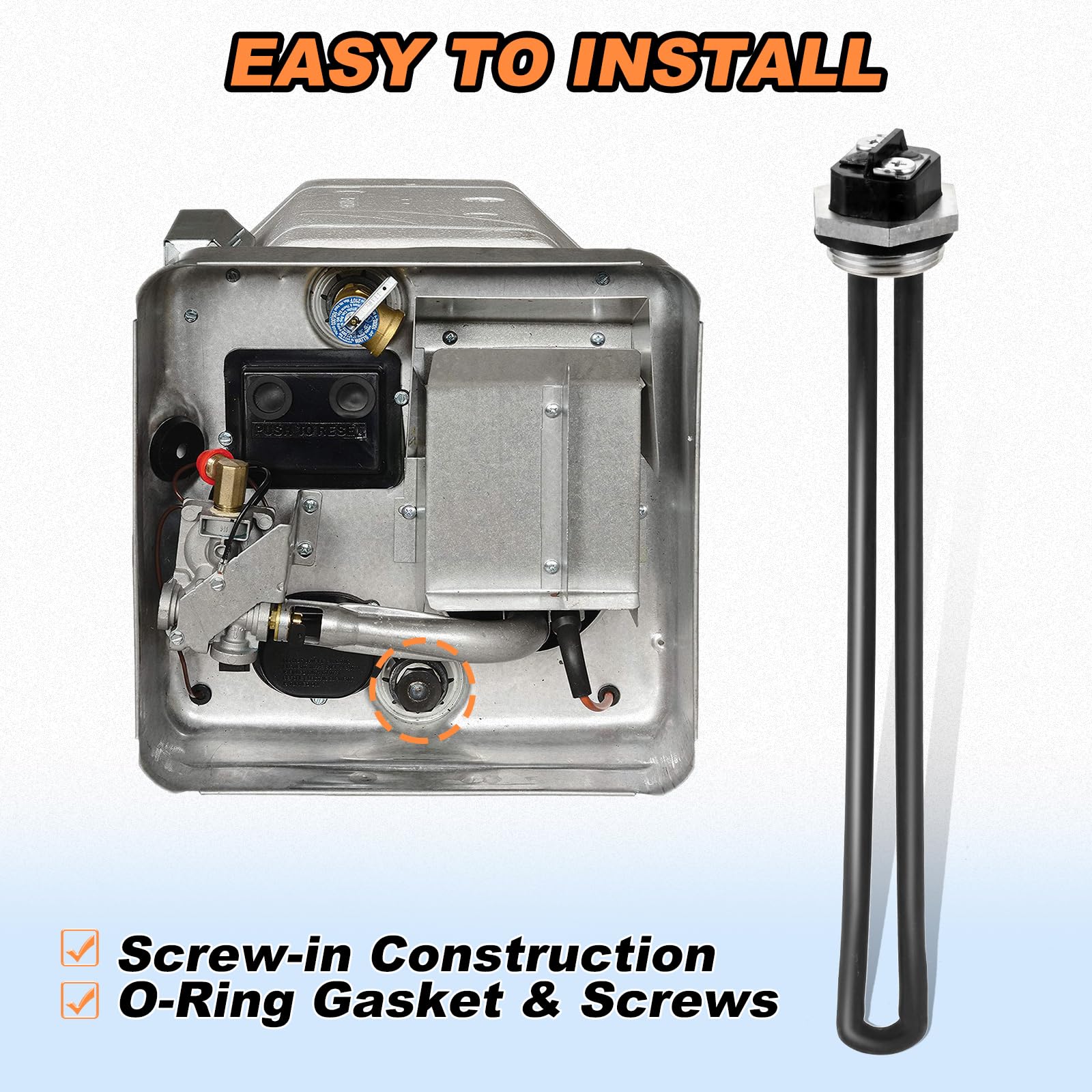 Atwood Gc6aa 10e Rv Water Heater RV 1400W Replacement For Atwood