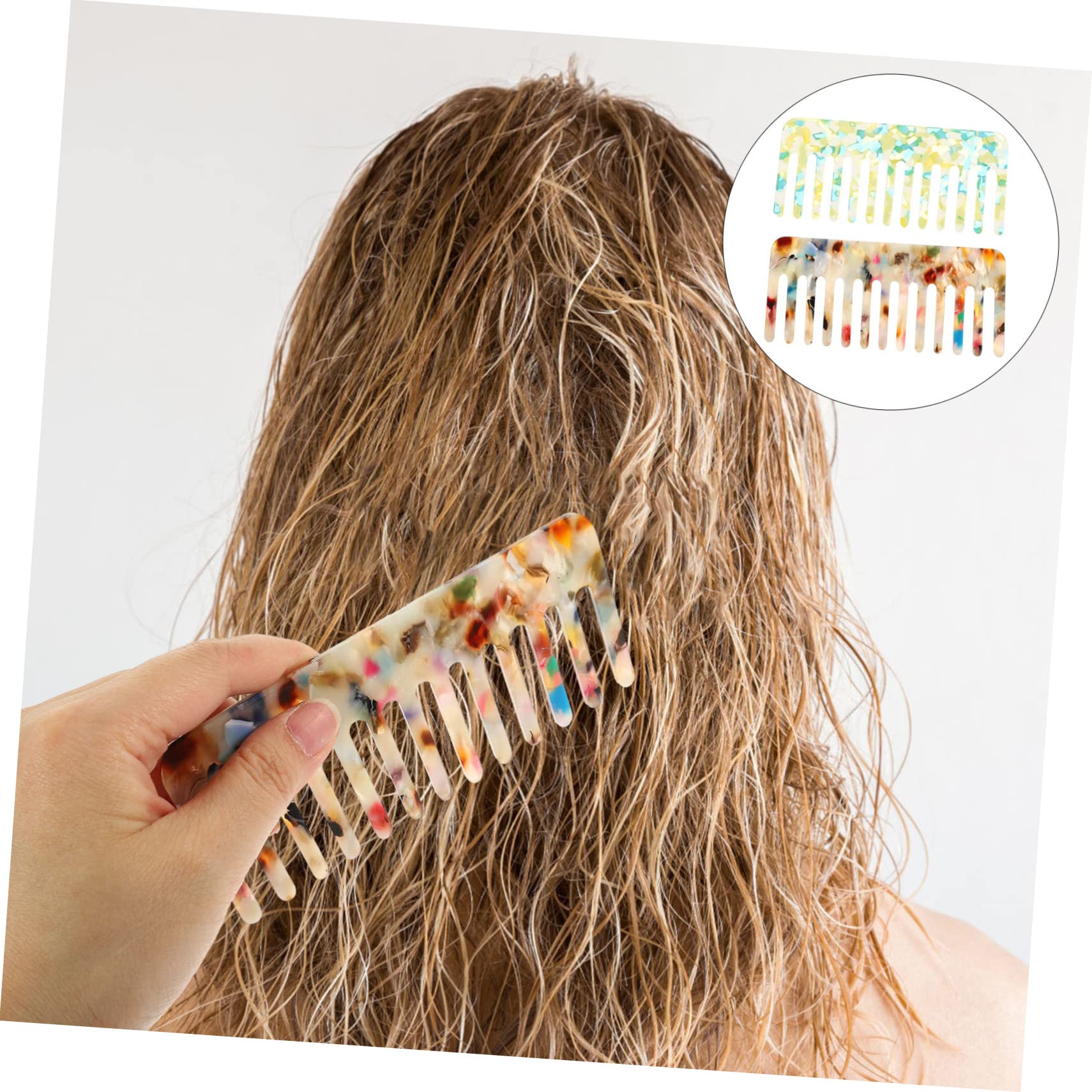 Healeved 10pièces Peigne Anti-statique Pour Cheveux Outil De Coiffure Polyvalent Pour Cheveux Bouclés Épais Ou Fins Et Résistant Parfait Pour Coiffeurs Et Utilisation Quotidienne