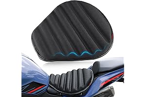SKYJDM Premium Motorcycle Cushion Seat Pad for Long-Distance Riding Comfort