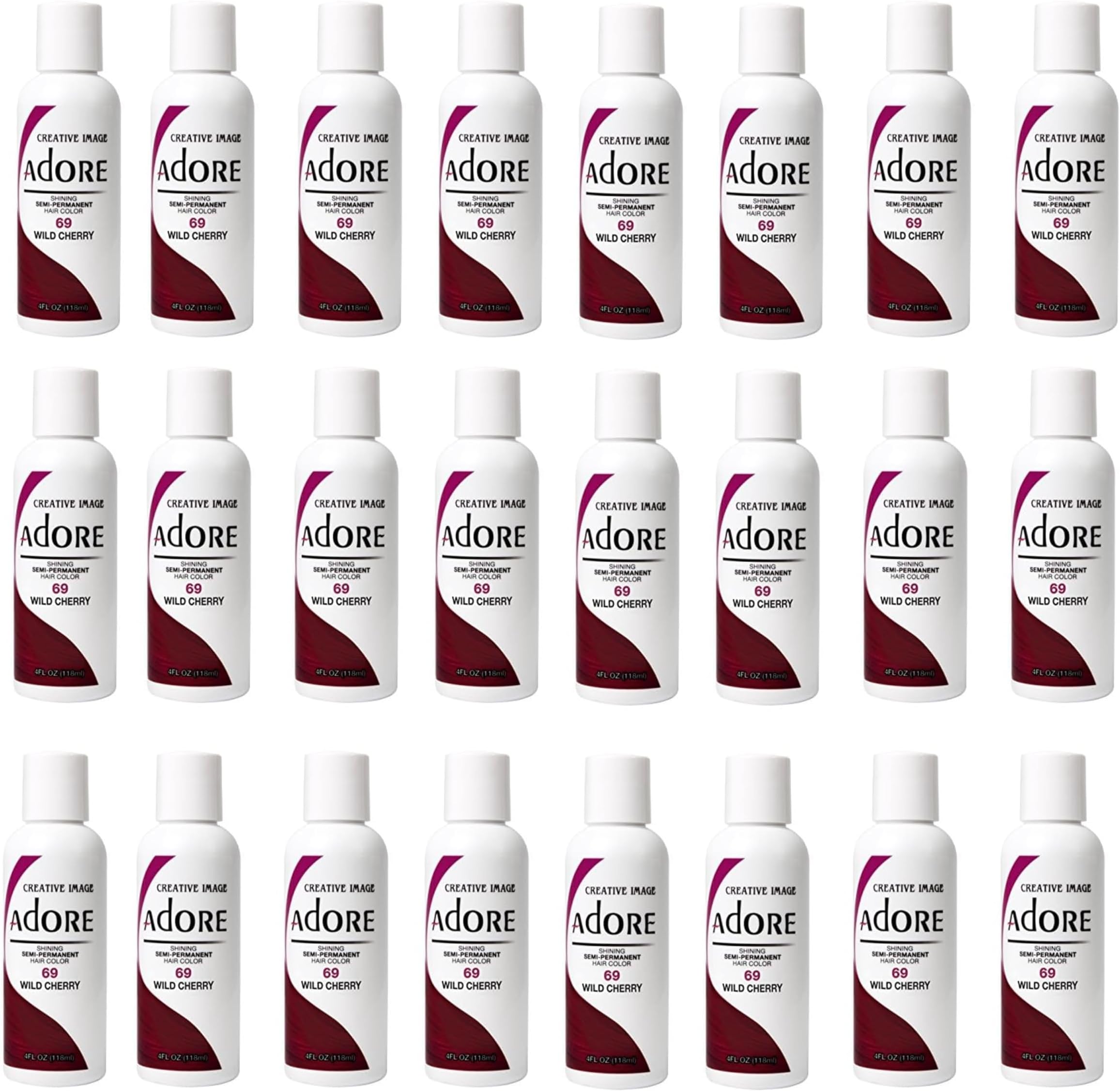 Shining Semi Permanent Hair Colour, 69 Wild Cherry by Adore