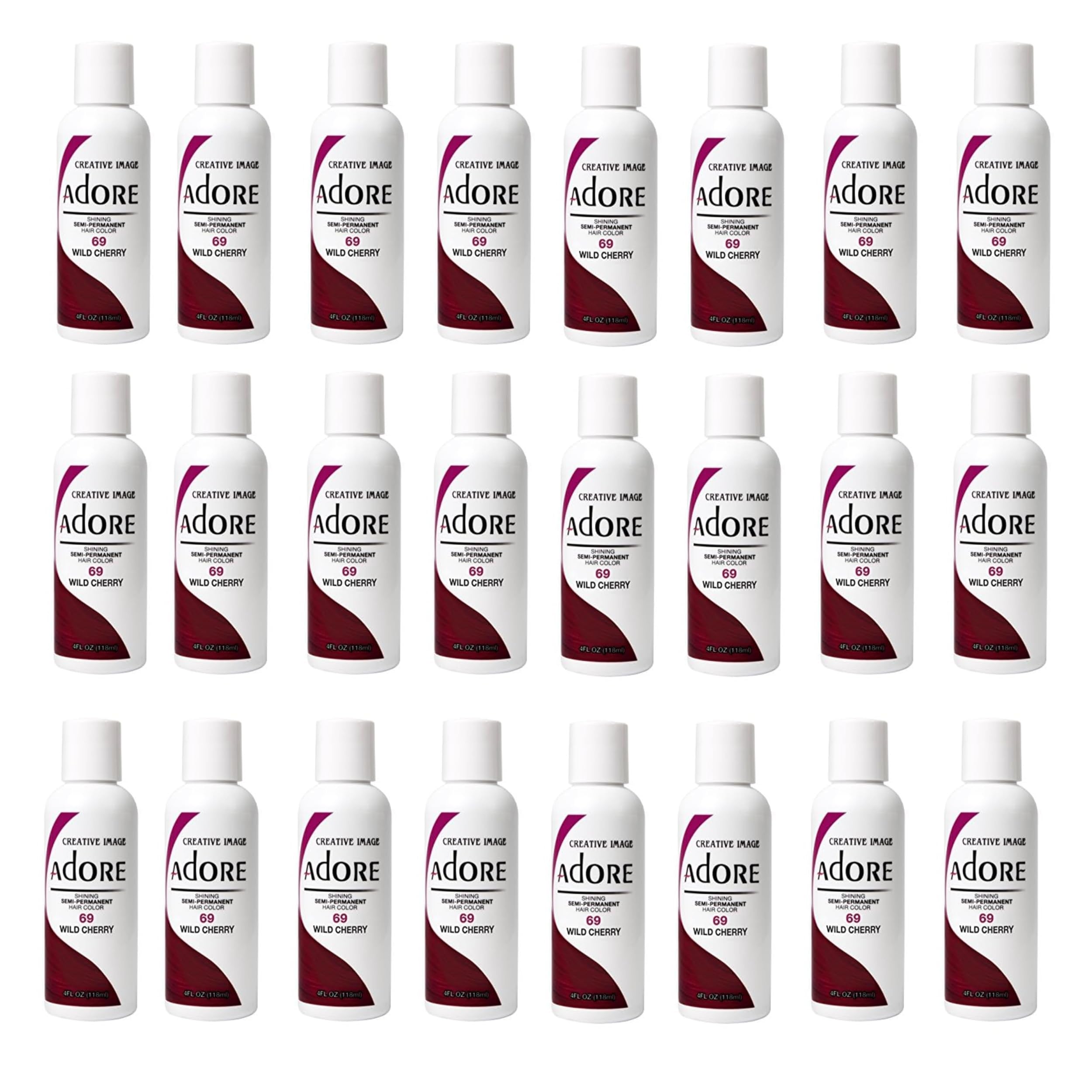 Adore Shining Semi Permanent Hair Colour, 69 Wild Cherry