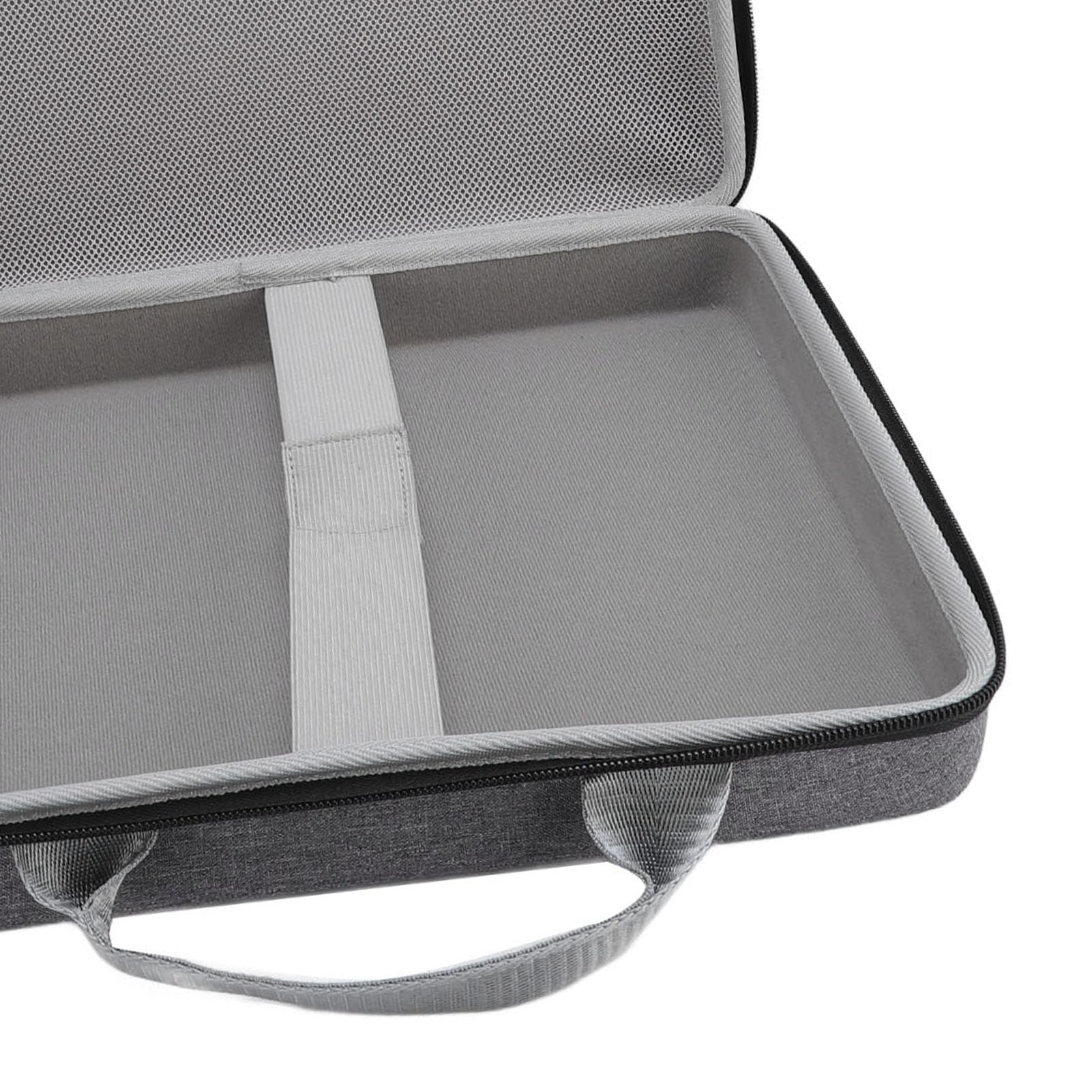 Bewinner Estuche Rígido para Mini Kit de Platos, Estuche Protector de Nailon con Ergonómico Interior a Prueba de Rayones para Montaje en Tubo Adaptador Cable de Alimentación