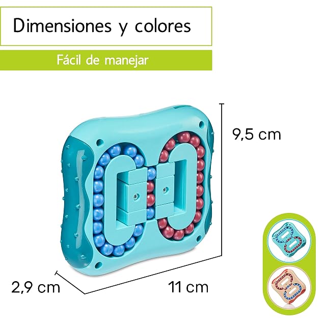 Foto 2 de 8 de CUBIDI® Original Magic Bean - Rosa, doble, emocionante juego de ajos para niños y adultos, niños y niñas…