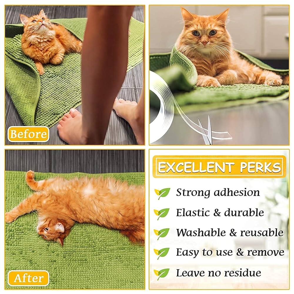 Best Tape To Hang Pictures On Wall Summerbrite Double Sided Tape Heavy Duty, Nano Double Sided Tape For Walls Adhesive Tape 16 4ft 2 Rolls Clear Mounting Tape Picture Hanging Strips Removable