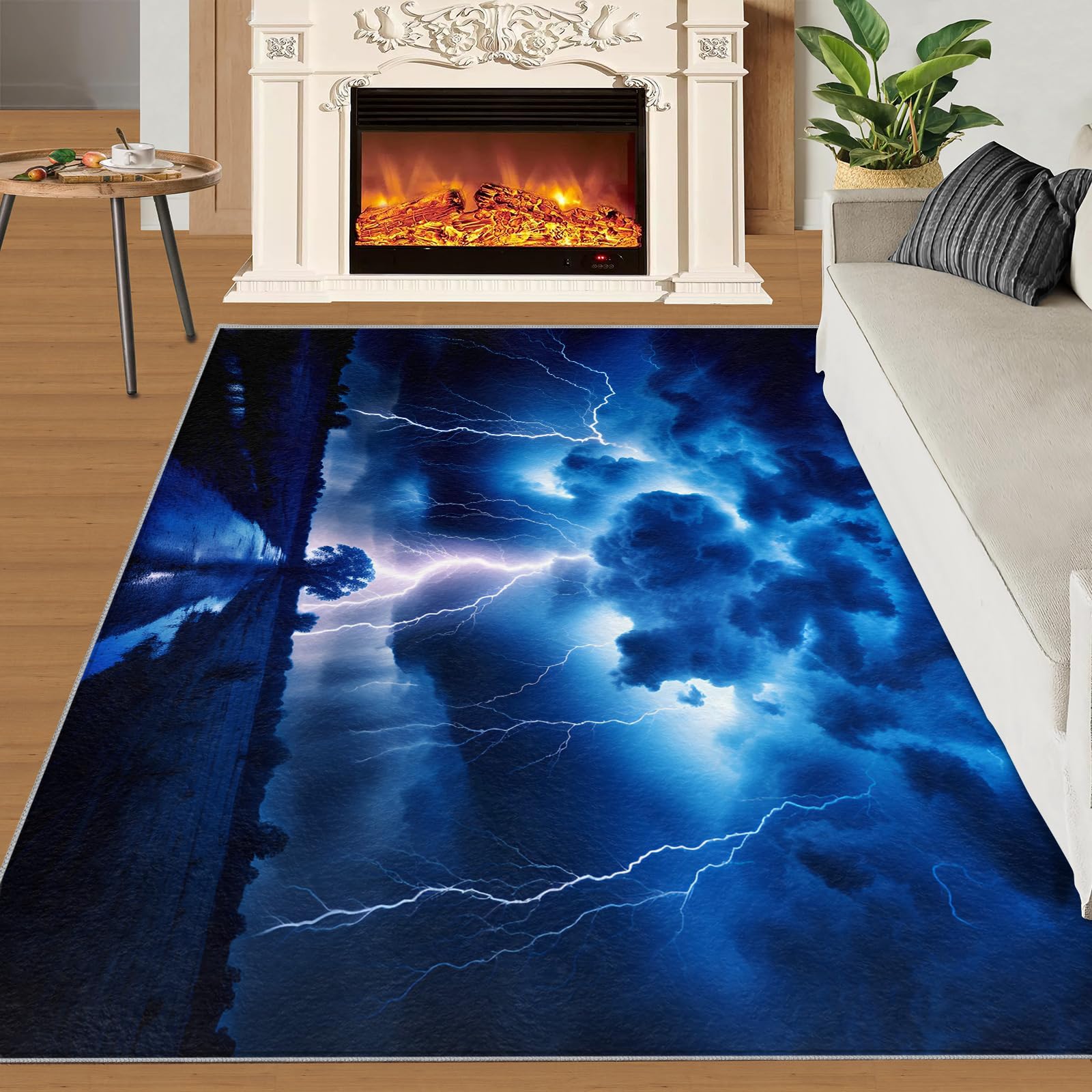 Tapis de chambre cosy 50x80 cm à poils bas pour un réveil doux
